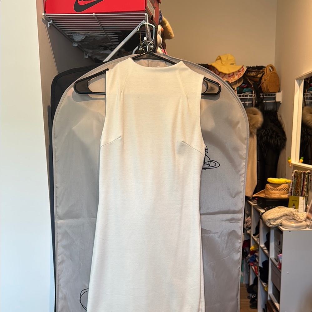 Tobi Cream Sleeveless Dress